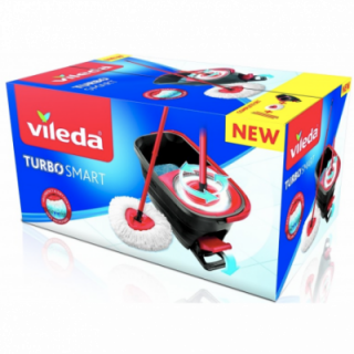 Kit Galeata + Mop Vileda Cu Pedala - Benzi Din Microfibra 100%