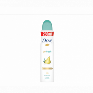 Antiperspirant Deo Dove Go Fresh Pear & Aloe Vera 250Ml