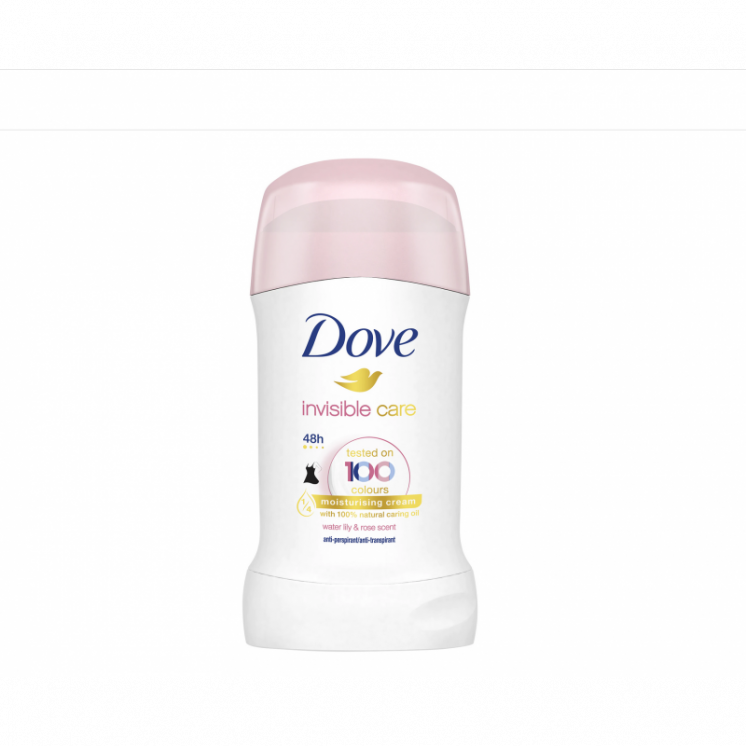 Deodorant Antiperspirant Stick Dove Invisible Care Floral Touch 40 Ml