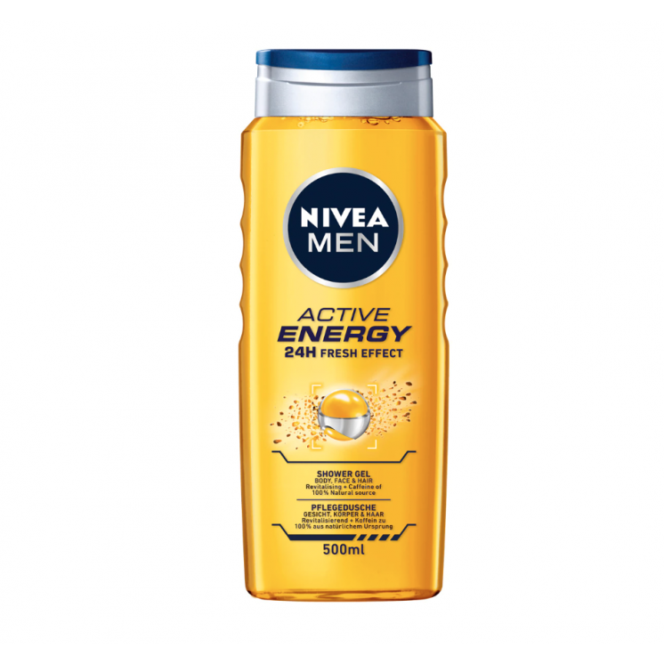 Gel De Dus Men Active Energy 500 Ml Nivea