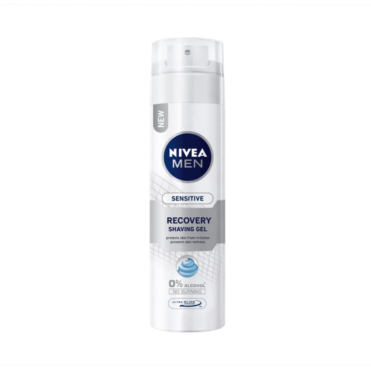 Gel De Ras Nivea Sensitive Recovery 200Ml