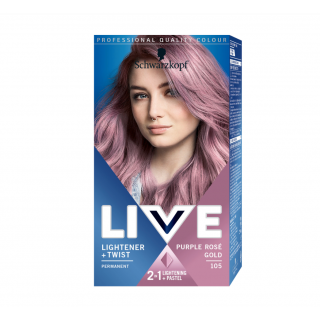 Vopsea De Par Live Color Lightener 105 Purple Rose Gold