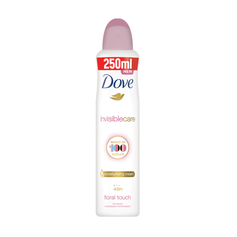 Antiperspirant Deo Dove Invisible Care Floral Touch 250Ml
