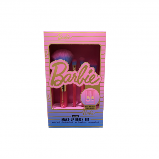 Caseta Cadou Perii Machiaj 4Pcs Barbie