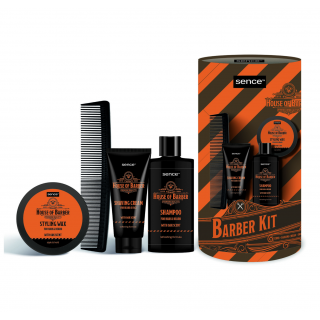 Cutie Cadou (Crema Ras 30+Samp 50 +Ceara 20+Pieptan) Men Barber Kit