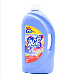 Detergent Lichid Professional ACE pentru Haine Colorate, 63 Spălări, 3465 ml