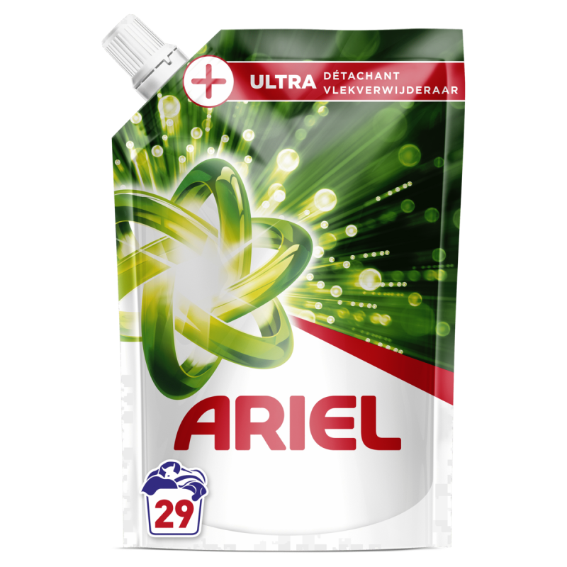 Detergent Lichid Ariel Ultra Extra Hygiene 1.450Ml, 29 De Spalari