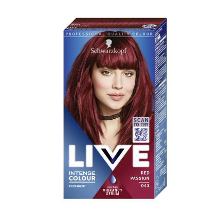 Vopsea De Par LIVE COLOR 43 REDPASSION 4-23 Schwarzkof - 1