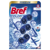 Odorizant Toaleta Bref Color Aktiv Premium Chlorine Blue3X50G Bref - 1