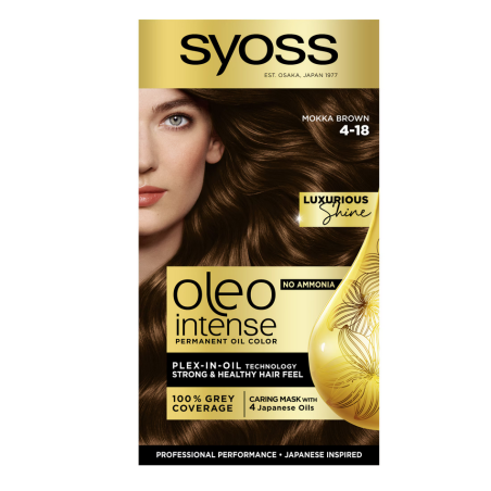 Vopsea De Par 4-18 Saten Mokka Syoss Oleo Syoss - 1