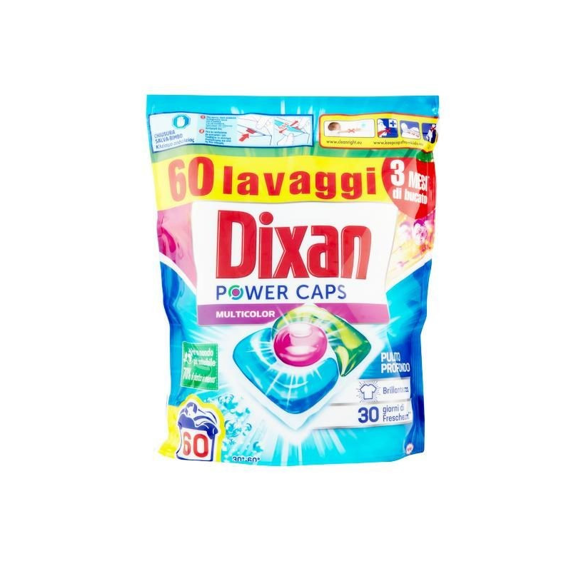 Detergent Capsule Dixan pentru rufe colorate 60 buc