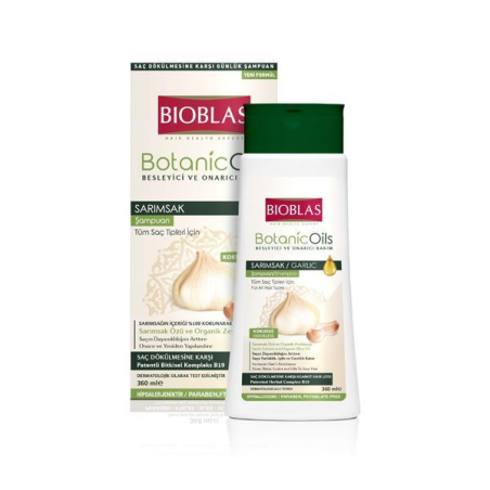 Sampon Bioblas Botanic Garlic Oils - 360Ml