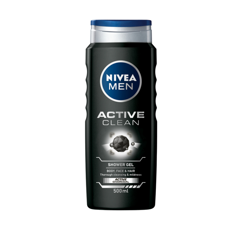Gel De Dus Nivea Men Active Clean 500 Ml