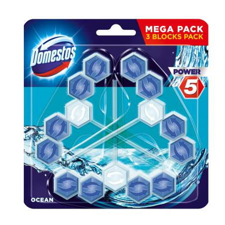 Odorizant Wc Ocean 3x55Gr. Bile Domestos Domestos - 1