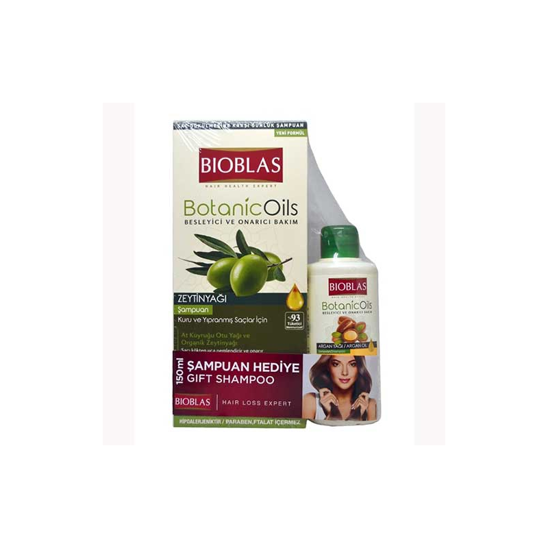 Sampon Bioblas Botanic Olive Oils Pentru Păr Uscat 360Ml
