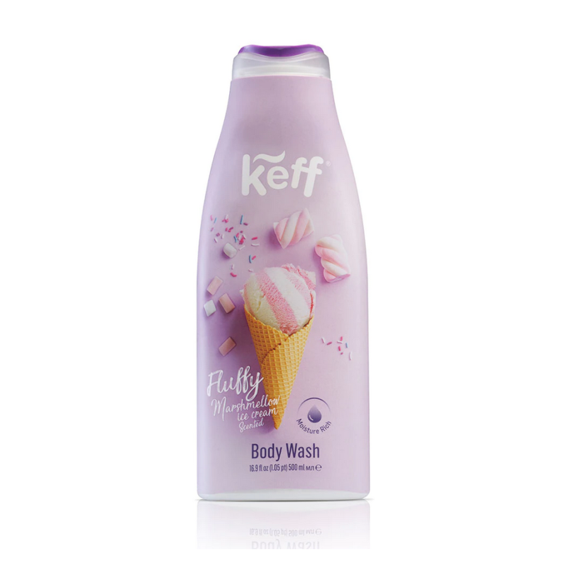 Gel Dus Keff Fluffy Marshmellow Ice Cream 500Ml
