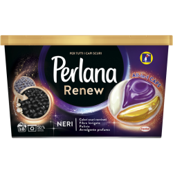 Detergent capsule pentru rufe negre Perlana Renew 18 buc