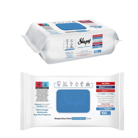 Servetele Umede Multisuprafete Sleepy Easy Clean Extra Hygiene 100Buc Sleepy - 1