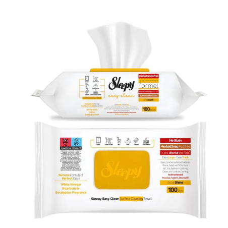 Servetele Umede Multisuprafete Sleepy Easy Clean Extra Shine 100Buc Sleepy - 1