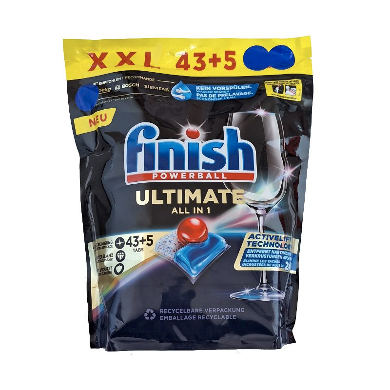 Detergent Vase Tablete Finish Ultimate 48 Buc All In 1