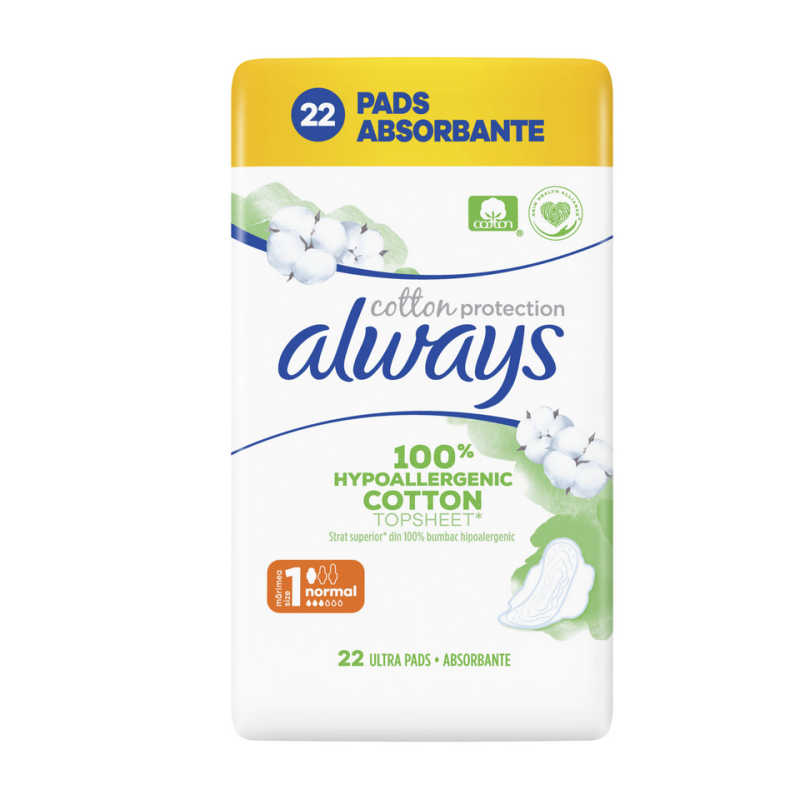Absorbante cooton 22 buc normal Always