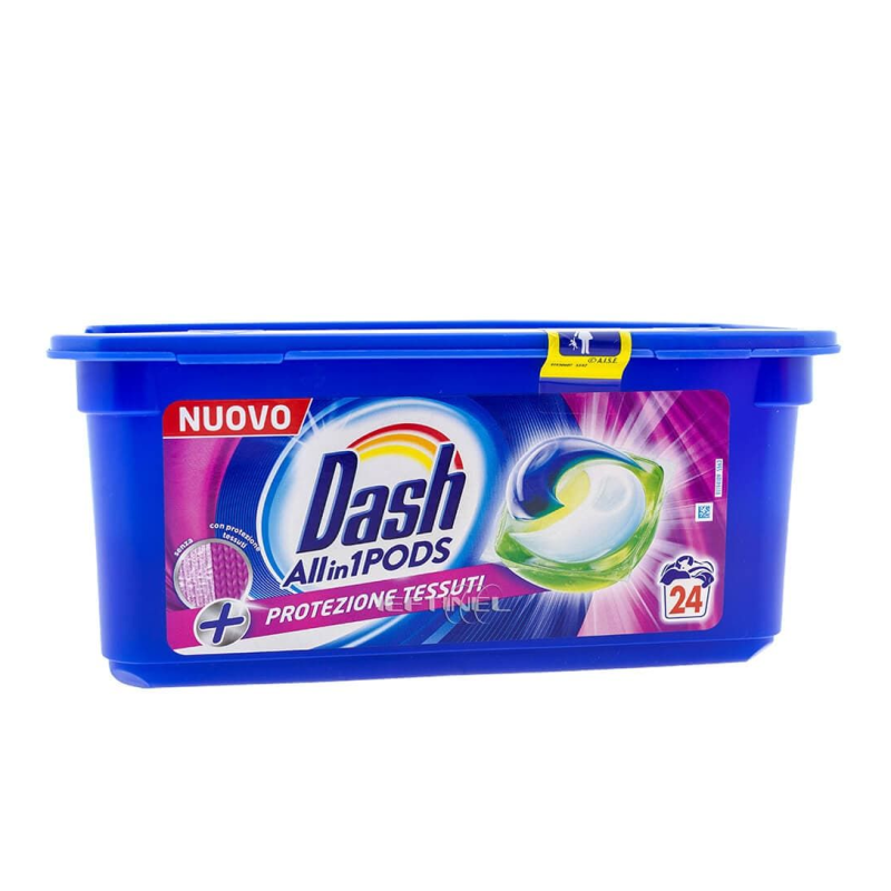 Detergent Capsule Dash All In 1 Protezione Tessuti 24 Buc