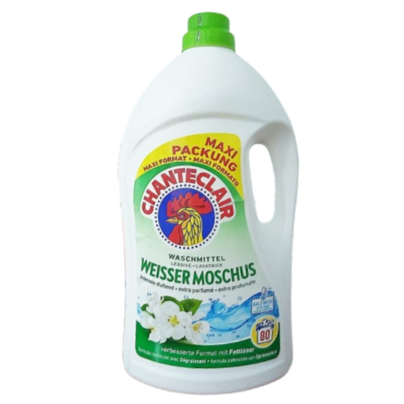 Detergent Rufe Muschio Bianco 3.6L 80Sp. Chante Clair Chante Clair - 1