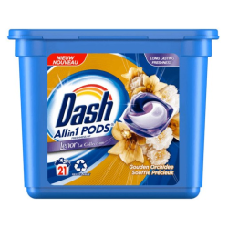 Detergent Capsule Dash Golden Orchid 21Buc