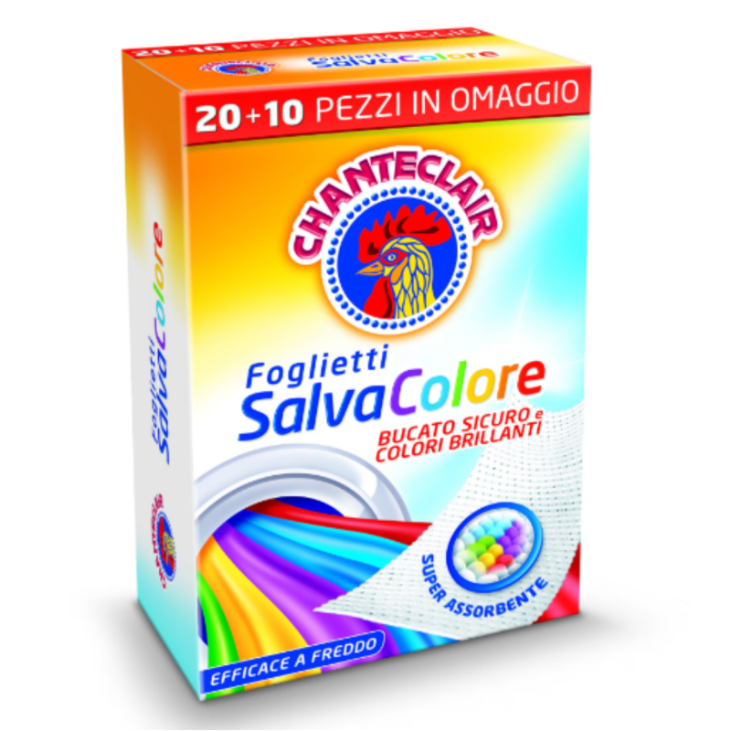 Servetele Pentru Masina De Spalat Chante Clair Salva Colore 30 Buc Chante Clair - 1