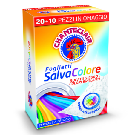 Servetele Pentru Masina De Spalat Chante Clair Salva Colore 30 Buc Chante Clair - 1