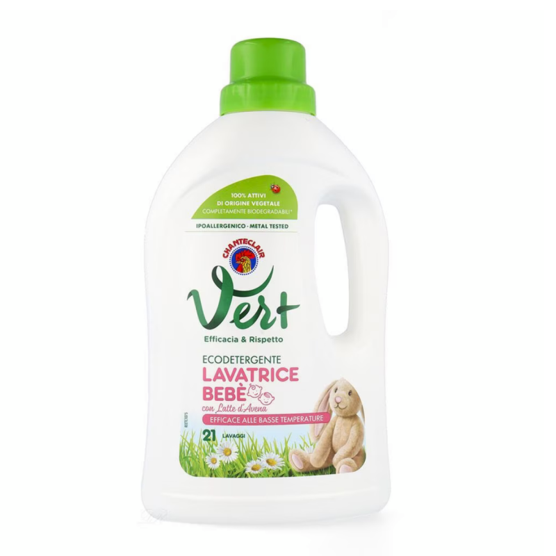 Detergent De Rufe Chante Clair Vert Bebe Cu Migdale 750 Ml Chante - 1