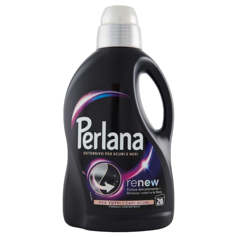 Detergent De Rufe Lichid Perlana Renew Negre 28Sp 1.4L Perlana - 1