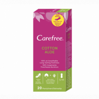 Absorbante Zilnice Carefree Aloe 20Buc