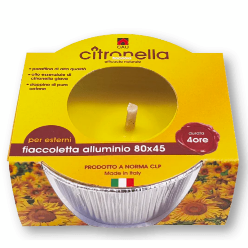 Citronella Lumanare Anti Tantari 8X4.5H Oem - 1