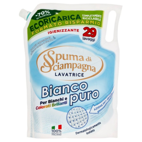 Detergent De Rufe Spuma Di Sciampagna Bianco Puro Rezerv 29 Spalari Spuma Di Sciampagna - 1