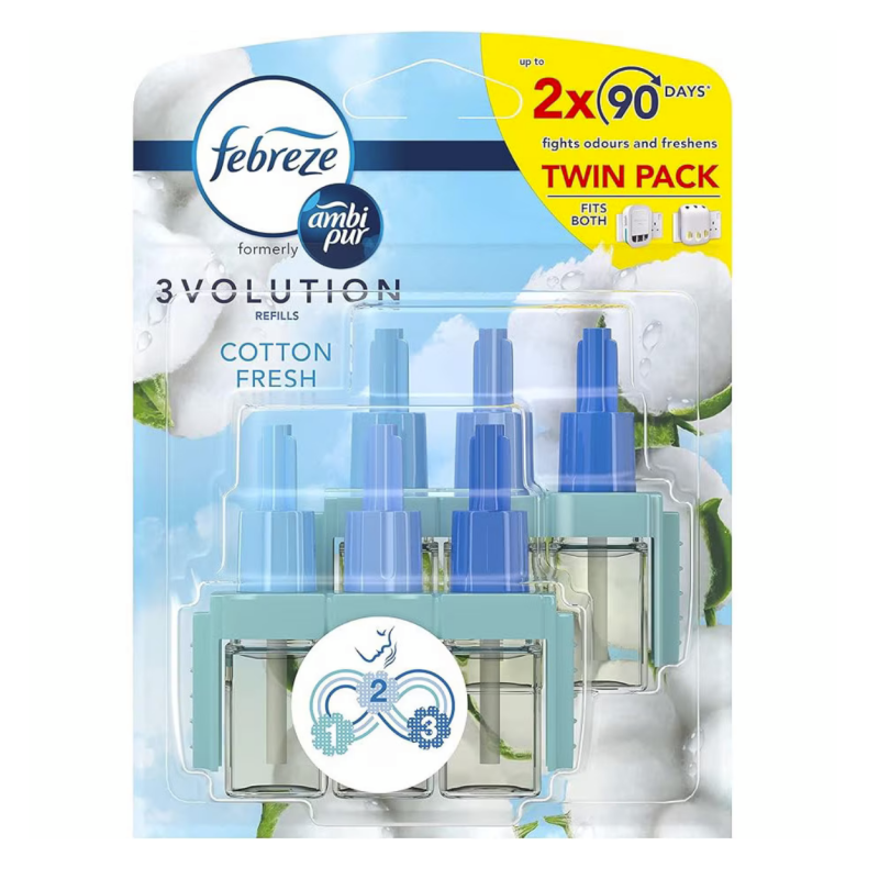 Odorizant Camera 3 Evolution Rezerva Bumbac 2x20 ml Ambipur Ambi Pur - 1