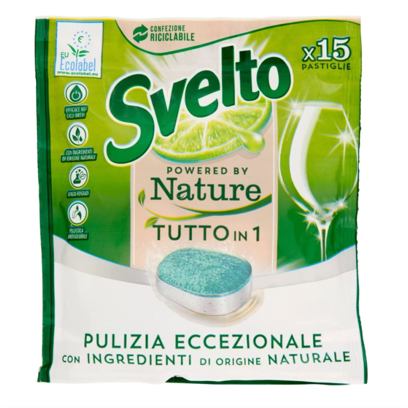 Detergent Capsule Masina De Spalat Vase Svelto 15Buc Svelto - 1