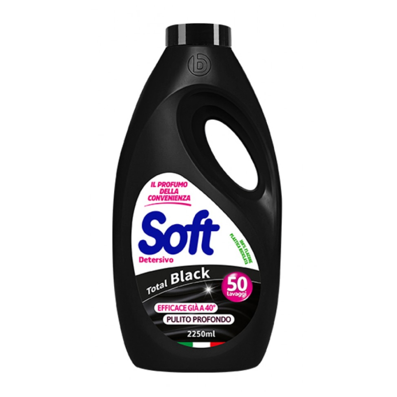 Detergent De Rufe Soft Lichid Haine Negre 45 Spalari 2.25L  - 1