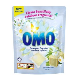 Detergent Capsule Omo Marseille Soap Spring Bloom 42Buc