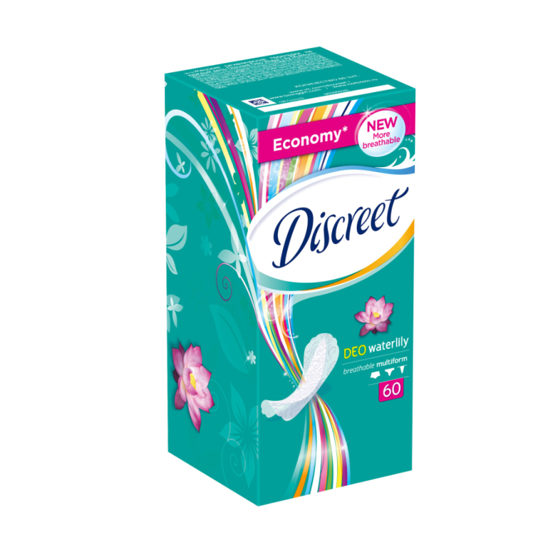 Absorbante Zilnice Discreet Multiform Waterlily 60 Buc Discreet - 1