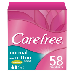 Absorbante Zilnice Carefree Fresh Scent Cotton Extract 56Buc