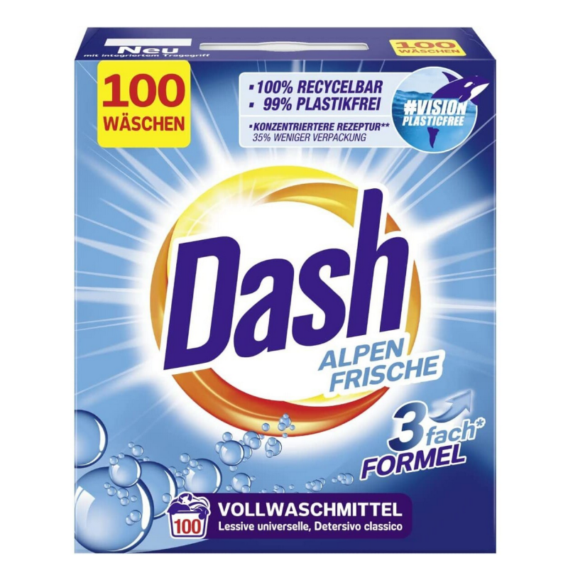 Detergent Rufe Automat Dash Alpin Fresh 6Kg