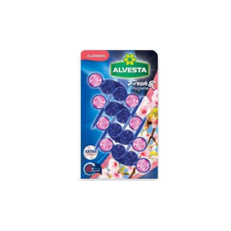 ALVESTA ODORIZANT WC BILE 4X55G FLOWERS Alvesta - 1