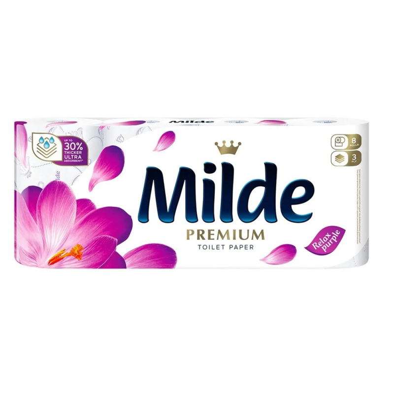 Hartie Igienica Milde Relax Purple 8 Role 3 Straturi Milde - 1