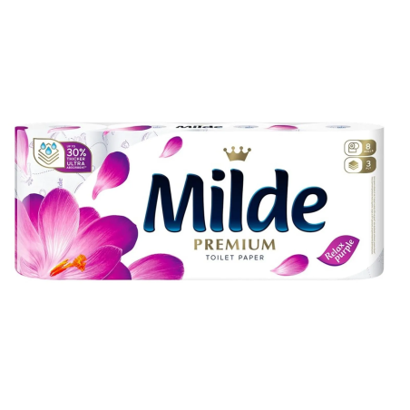 Hartie Igienica Milde Relax Purple 8 Role 3 Straturi Milde - 1