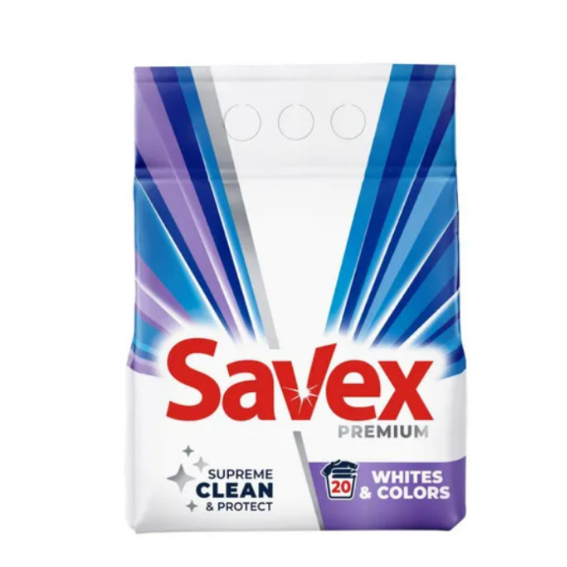 Detergent Pudra White&Colors 2Kg Savex