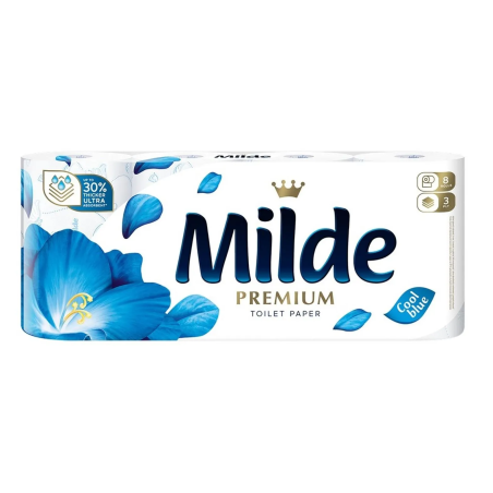 Hartie Igienica Milde Cool Blue 8 Role 3 Straturi Milde - 1