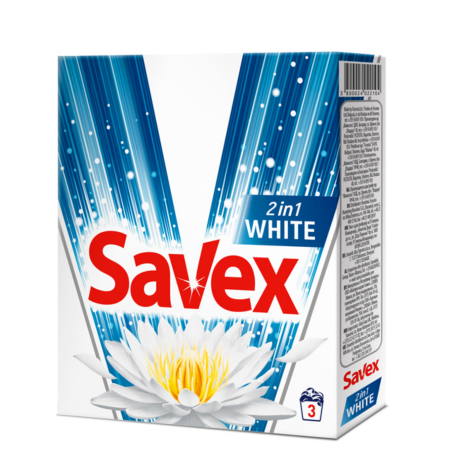 Detergent Rufe Automat 2In1 Savex White 300G