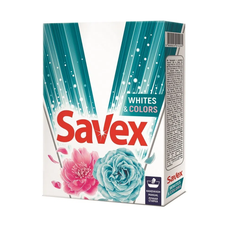 Detergent Manual Savex Whites Colors 400G  - 1