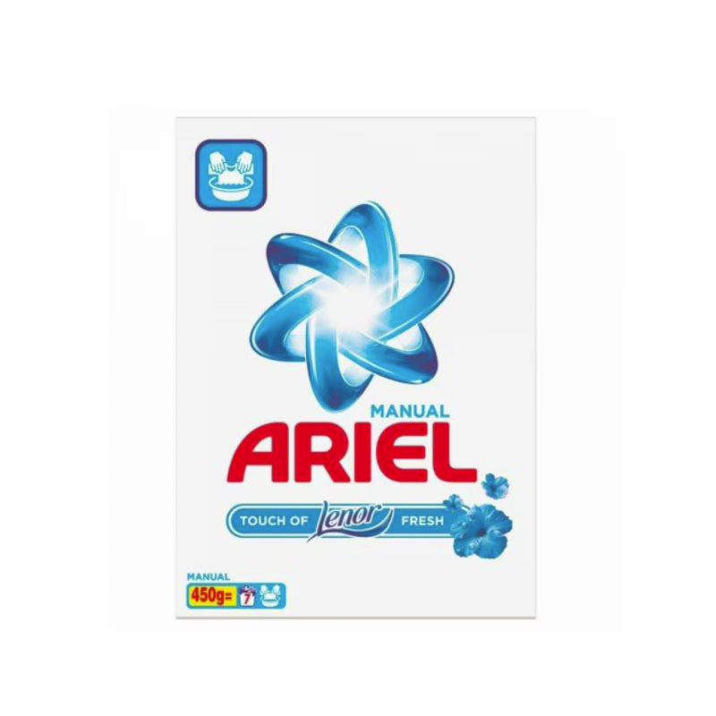 Detergent Manual Ariel 3D Actives+Lenor 450G